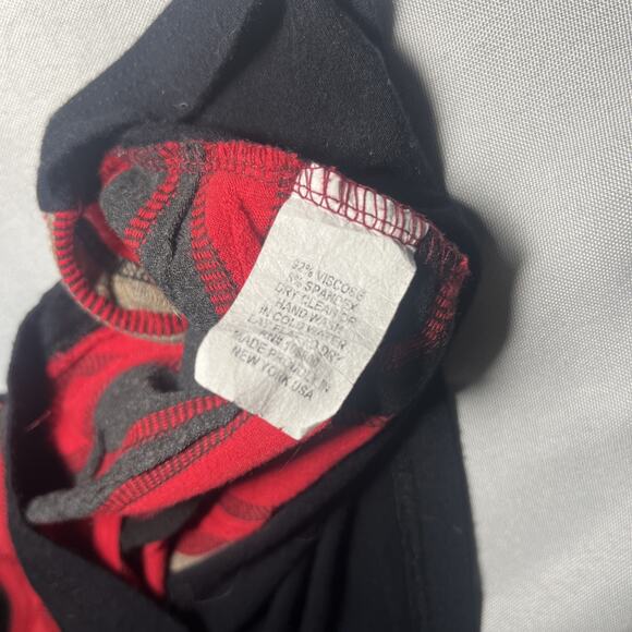 Boho Chic Womens XL Tunic Top Pullover Artsy Boho Asymmetric Lagenlook Red USA - Picture 4 of 8